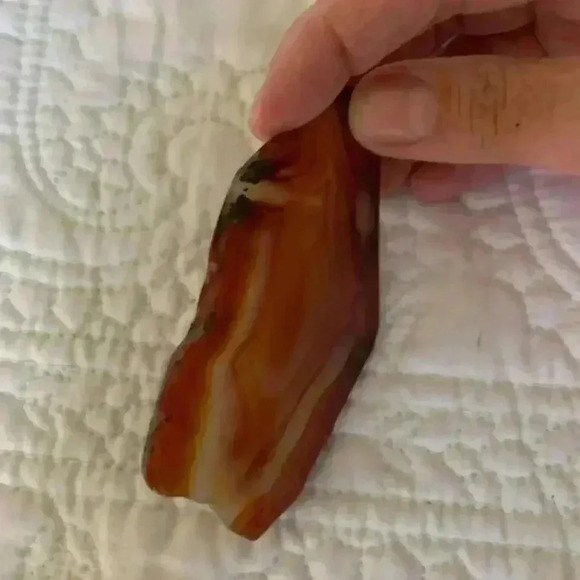 Vintage Brown Agate Pendant - Picture 4 of 8